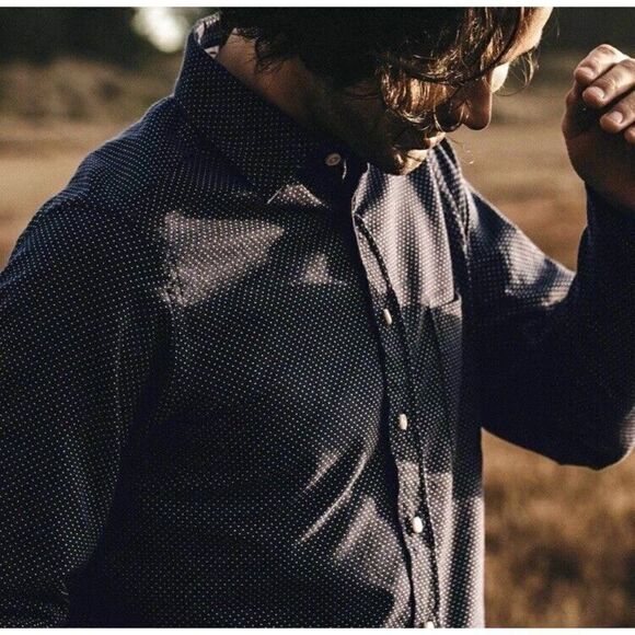 Taylor Stitch The California In White Jacquard Dot button down shirt Variety - Picture 6 of 13